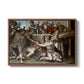 The Sacrifice of Noah (Sistine Chapel), 1509 - Floater Framed Canvas Print