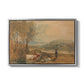 Lulworth Castle, Dorset, c. 1820 - Floater Framed Canvas Print