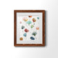 Lollipop Garden I - Barnwood Framed Art Print