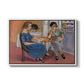 Domino Players, 1921 - Floater Framed Canvas Print