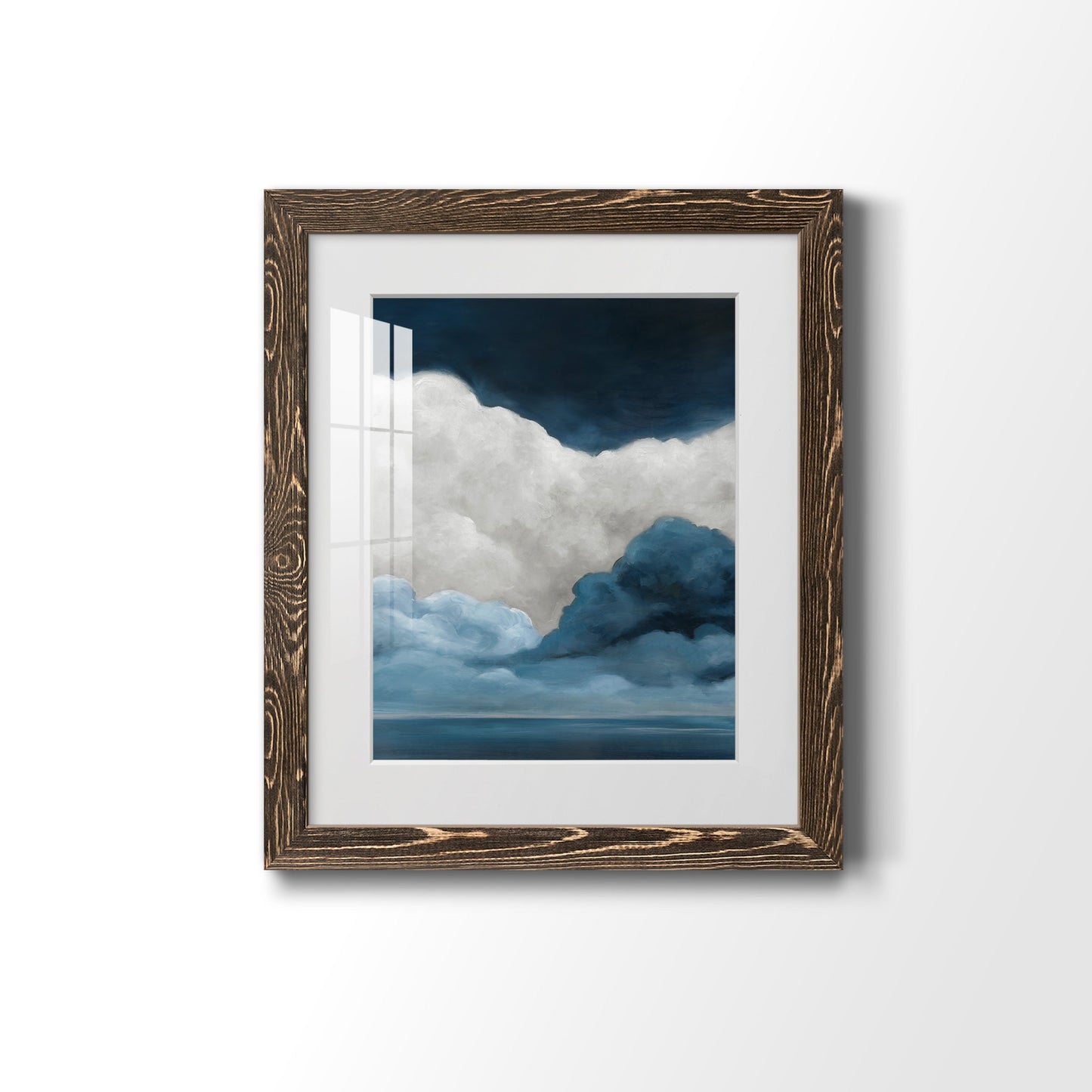 Nature's Drama I - Premium Framed Print - Distressed Barnwood Frame - Ready to Hang