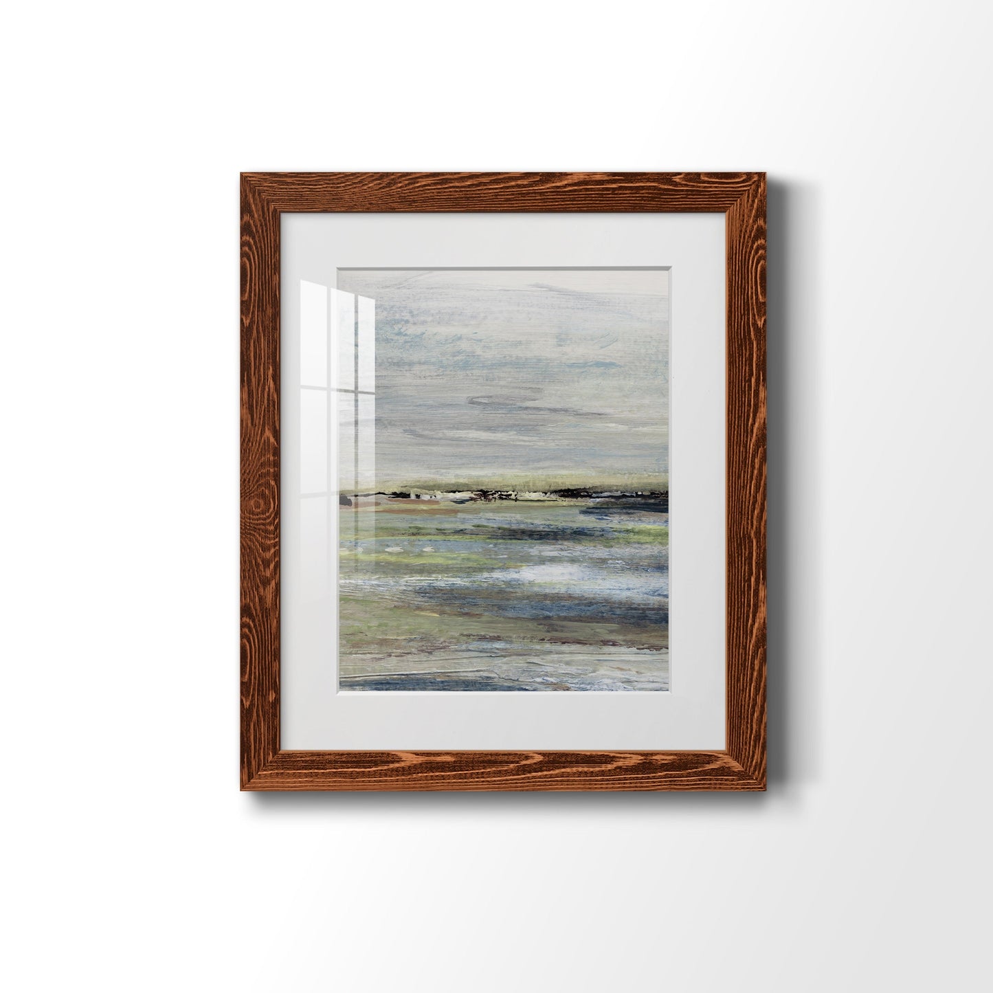 Wetlands I - Barnwood Framed Art Print