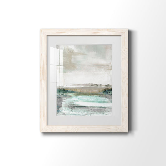 Summer Teal I - Premium Framed Print - Distressed Barnwood Frame - Ready to Hang