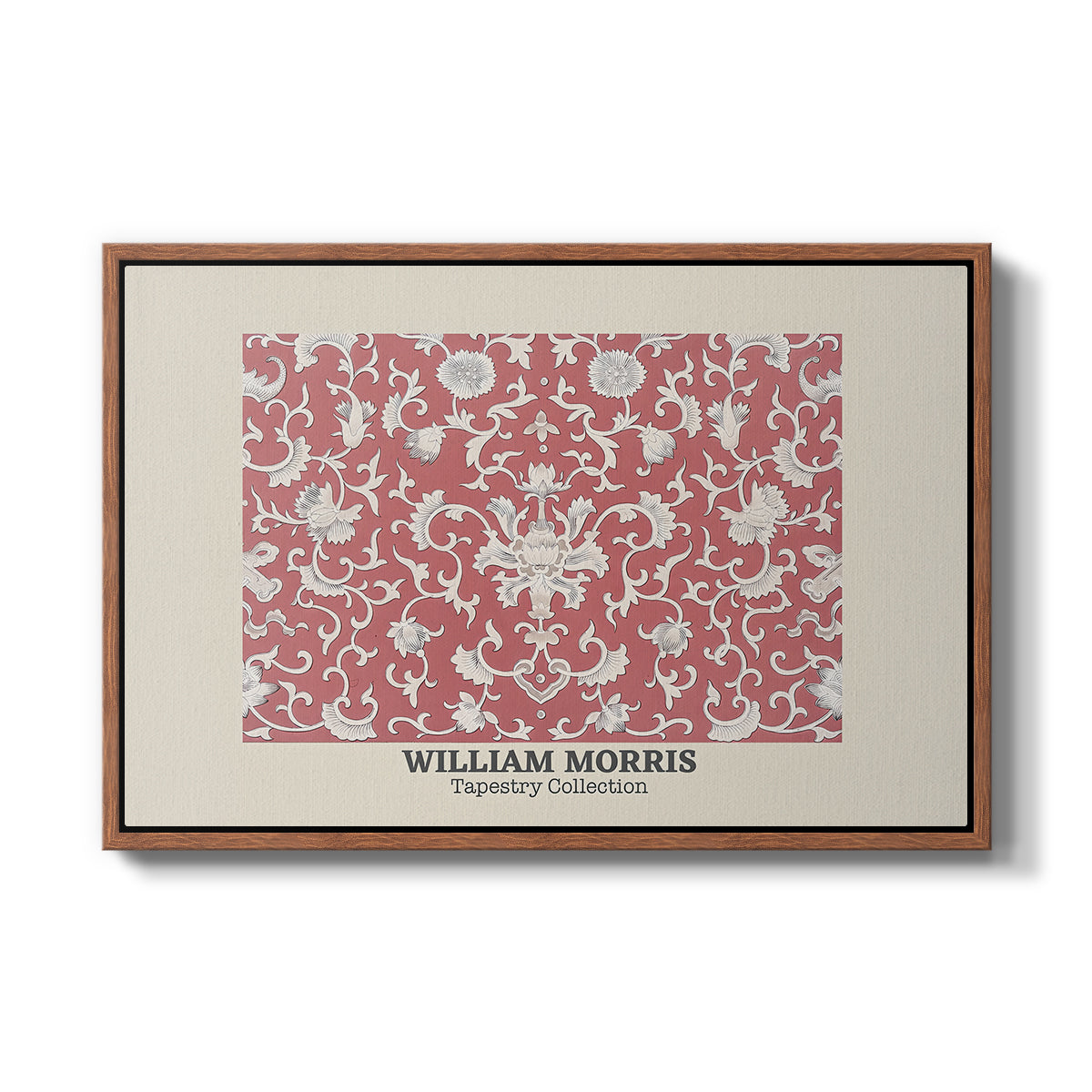 Examples of Chinese Ornament, Pl. XCV (Morris Inspired), 1867 - Floater Framed Canvas Print