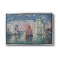 Entrance to the Port of La Rochelle, 1921 - Floater Framed Canvas Print