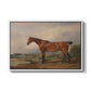 A Hunter in a Landscape, c. 1810 - Floater Framed Canvas Print