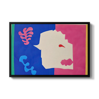 The Wolf (Le loup), from Jazz, 1947 - Floater Framed Canvas Print