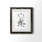 Inky Botanical I - Premium Framed Print - Distressed Barnwood Frame - Ready to Hang