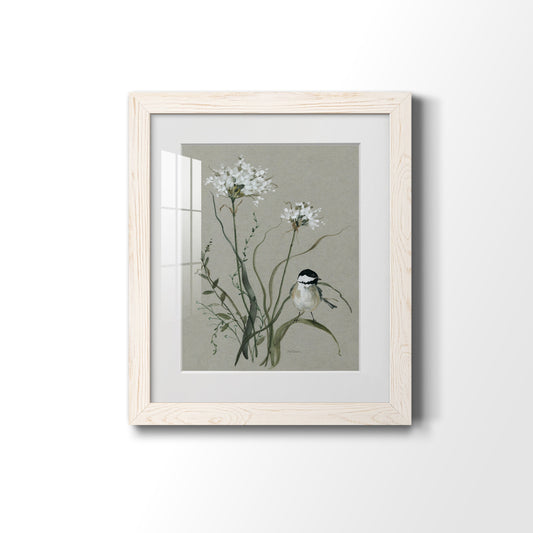 Bouquet of Grace Bird II - Barnwood Framed Art Print