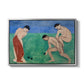 Game of Bowls, 1908 - Floater Framed Canvas Print