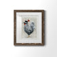 Sunday Best Rooster - Barnwood Framed Art Print