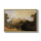 Linlithgow Palace, c. 1807 - Floater Framed Canvas Print