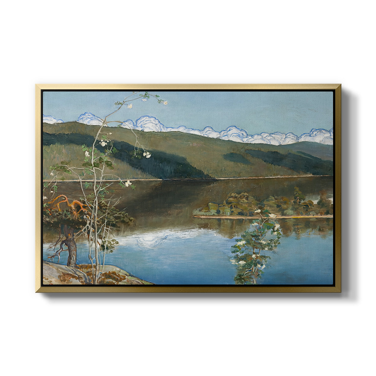 Thunderclouds on the Horizon, 1897 - Floater Framed Canvas Print