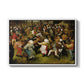 The Wedding Dance, c. 1566 - Floater Framed Canvas Print