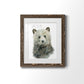 Forest Fur Baby Bear - Barnwood Framed Art Print