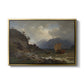 From the Western Coast of Norway, 1862 - Floater Framed Canvas Print