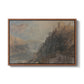 Rheinfels Looking to Katz and Gourhausen, 1817 - Floater Framed Canvas Print