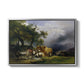 The Harvest Wagon (Der Heuwagen), c. 1850 - Floater Framed Canvas Print