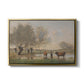 Cows in a Marshy Landscape, c. 1873-1874 - Floater Framed Canvas Print