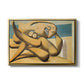 Figures at the Seaside (The Kiss), 1931 - Floater Framed Canvas Print