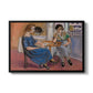 Domino Players, 1921 - Floater Framed Canvas Print