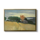 Fields of Wheat in Cagnes, 1918 - Floater Framed Canvas Print