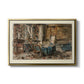 Cabinet de Flaubert à Croisset, 1874 - Floater Framed Canvas Print