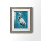 Great Blue Heron II - Barnwood Framed Art Print
