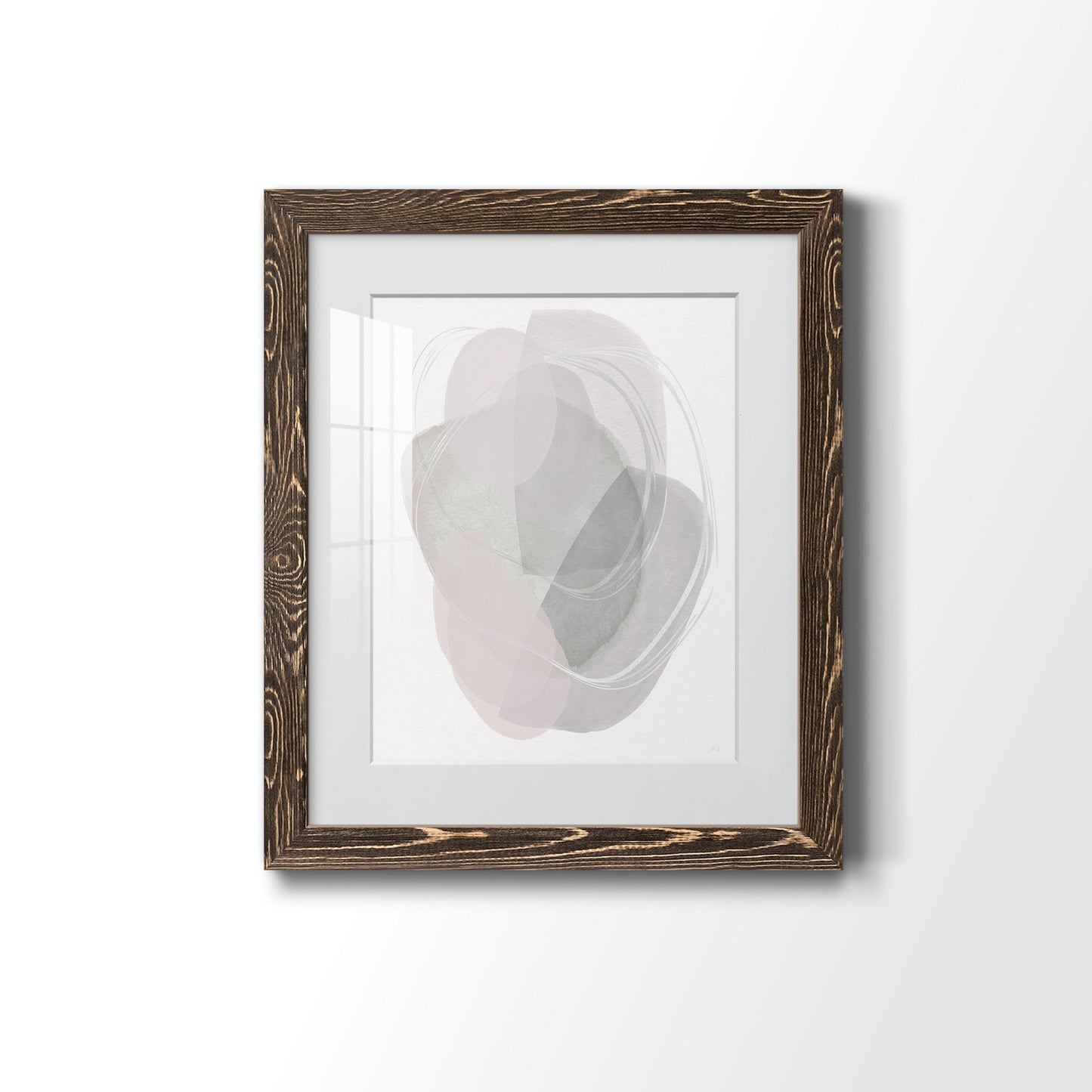 River Jewels II - Barnwood Framed Art Print