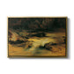 Wildbach (Wild Stream) - Floater Framed Canvas Print