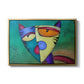 Celestial Cat - Floater Framed Canvas Print