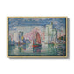 Entrance to the Port of La Rochelle, 1921 - Floater Framed Canvas Print