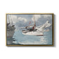 Fishing Boats, Key West, 1903 - Floater Framed Canvas Print