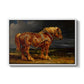 The Shire Horse Elephant in an Extensive Landscape, c. 1850s - Floater Framed Canvas Print