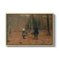 The Woodman and his Children, 1886 - Floater Framed Canvas Print