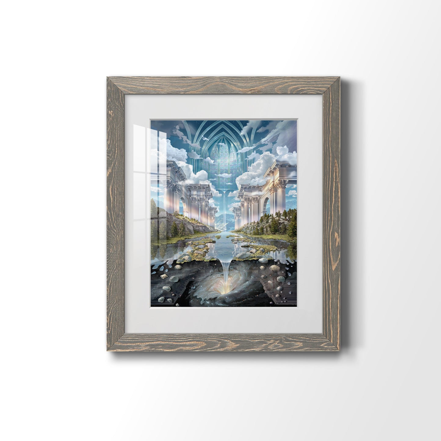 Genesis II - Premium Framed Print - Distressed Barnwood Frame - Ready to Hang