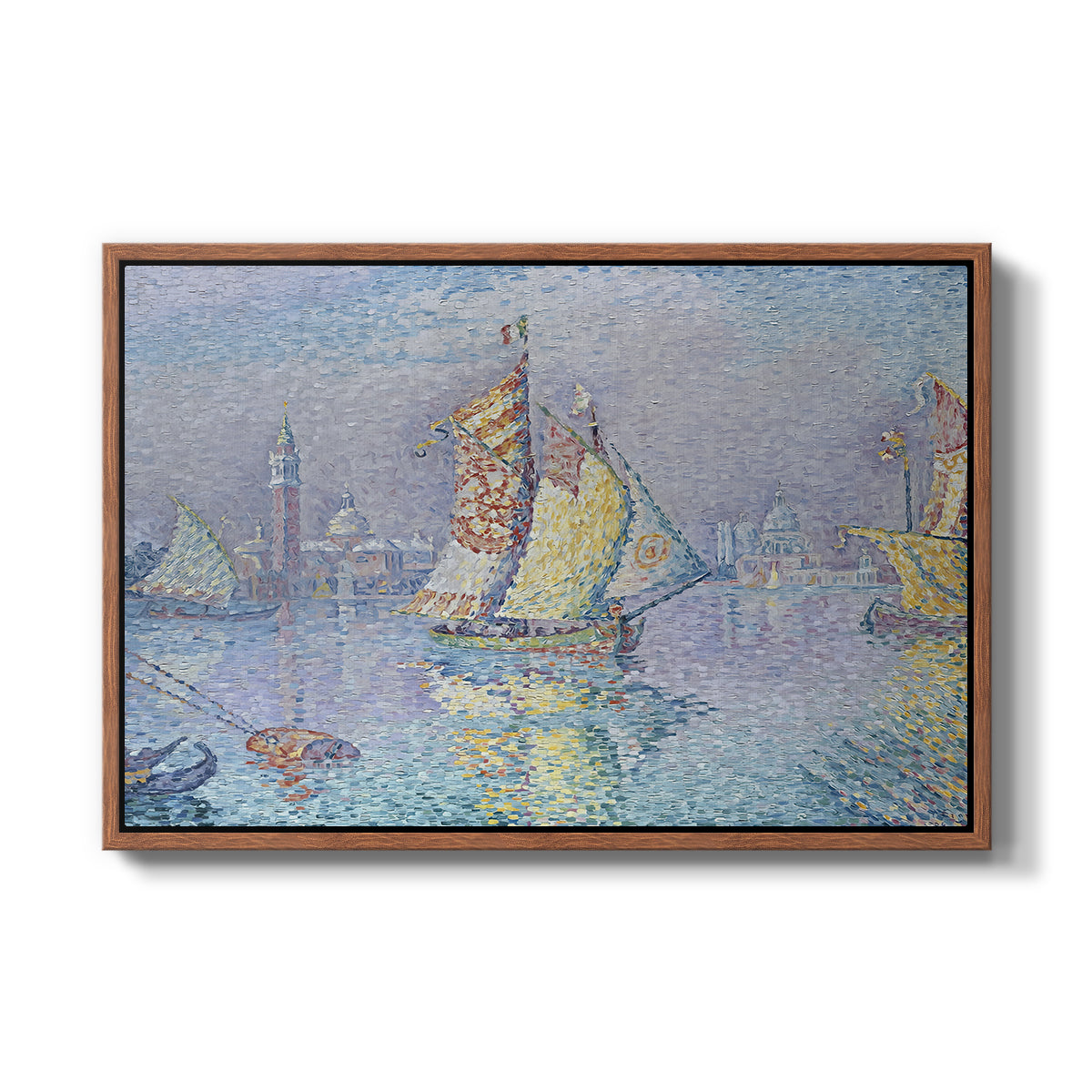 Venice, the Yellow Sail, 1904 - Floater Framed Canvas Print
