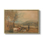 Lulworth Castle, Dorset, c. 1820 - Floater Framed Canvas Print