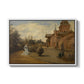 The Country House of Gustave Coûteaux, 1871 - Floater Framed Canvas Print