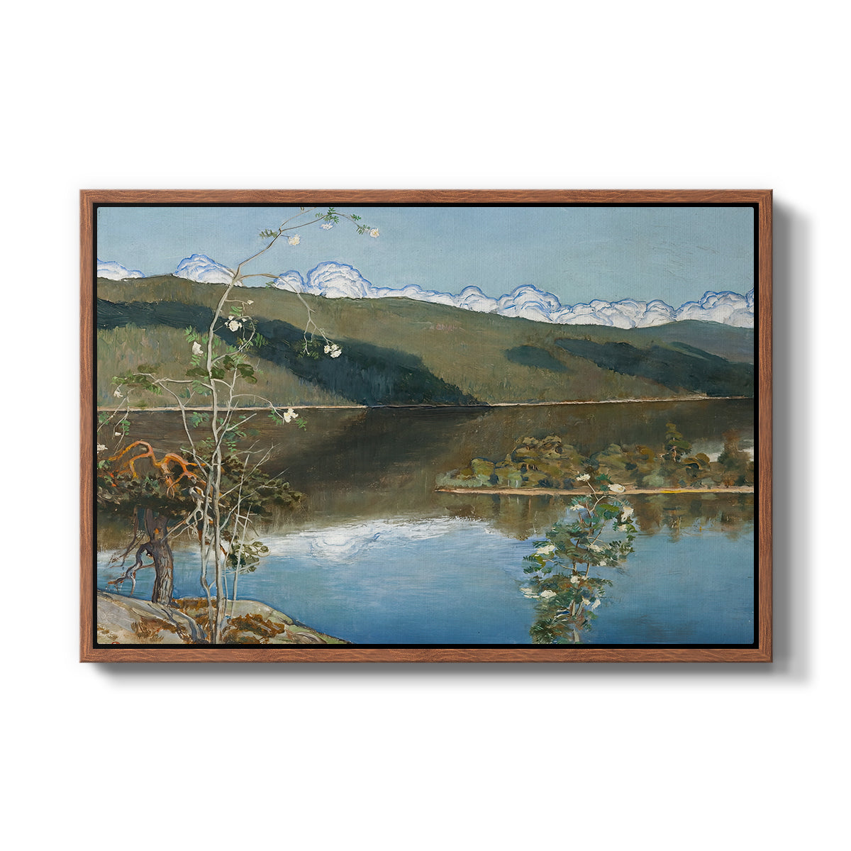 Thunderclouds on the Horizon, 1897 - Floater Framed Canvas Print