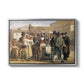 A Charlatan Selling Blacking in the Piazza Barberini in Rome, c. 1840-1849 - Floater Framed Canvas Print