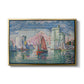 Entrance to the Port of La Rochelle, 1921 - Floater Framed Canvas Print