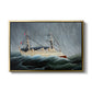 A Ship in the Storm, c. 1899 - Floater Framed Canvas Print
