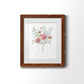 Whimsical Wildflowers II - Barnwood Framed Art Print
