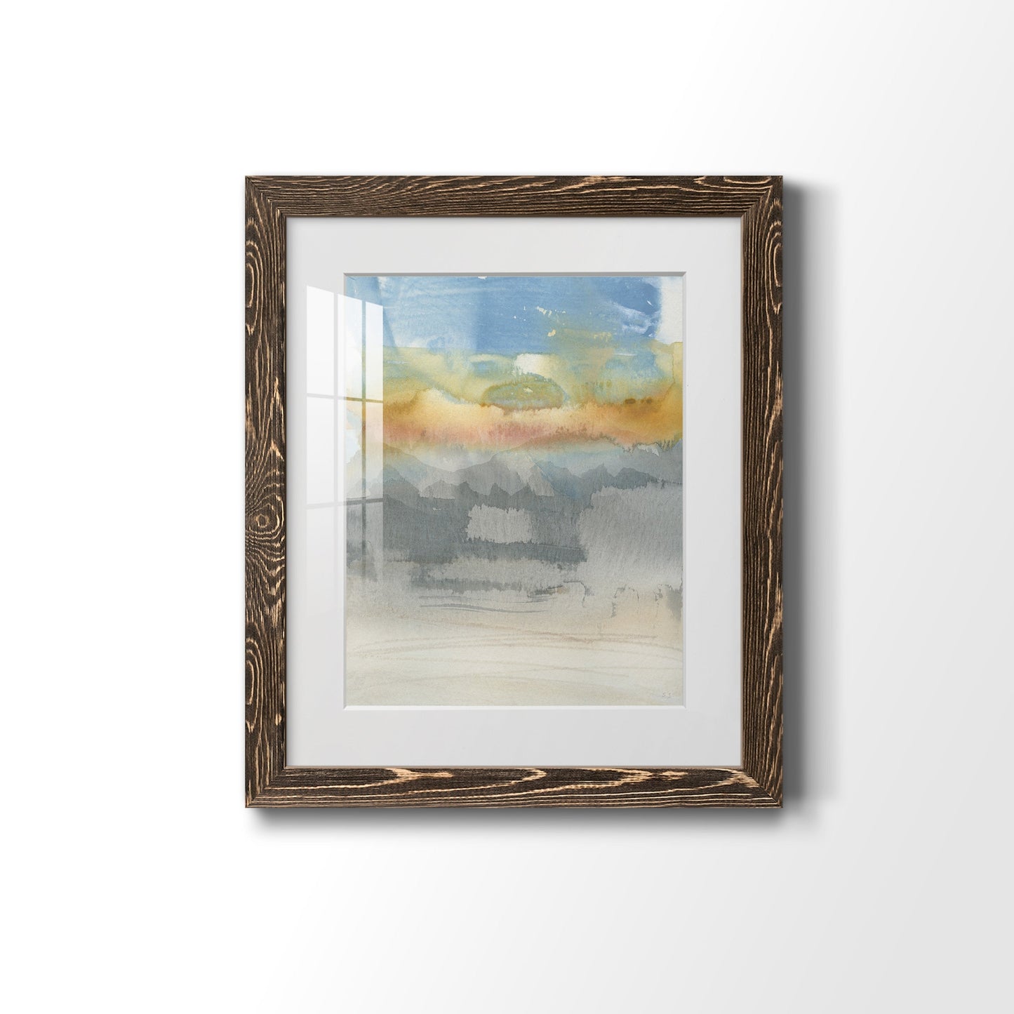 High Desert Sunset II - Barnwood Framed Art Print