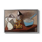 Jug, Candle, and Enamel Pan, 1950 - Floater Framed Canvas Print