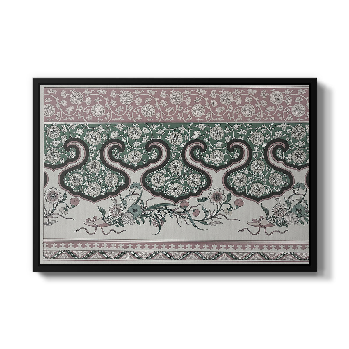 Examples of Chinese Ornament, Pl. LXXVI, 1867 - Floater Framed Canvas Print