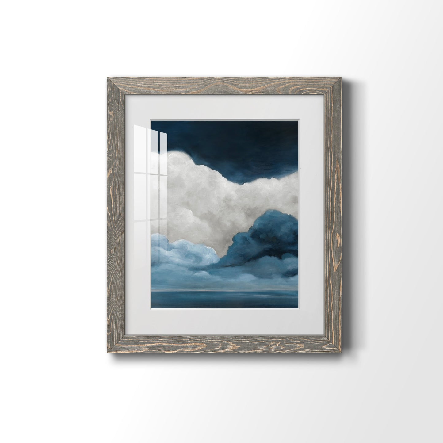 Nature's Drama I - Premium Framed Print - Distressed Barnwood Frame - Ready to Hang