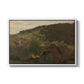 Landscape from Ebersteinburg in Baden, 1876 - Floater Framed Canvas Print