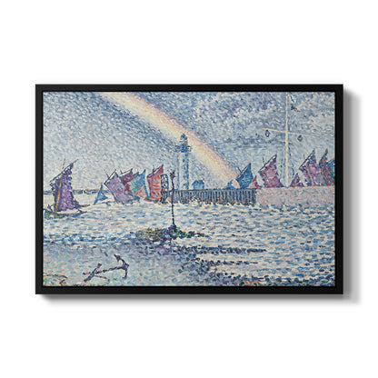 Entrance to the Port of Honfleur, 1899 - Floater Framed Canvas Print
